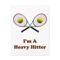 Heavy Hitter Tennis Postcards