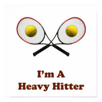 Heavy Hitter Tennis Poster