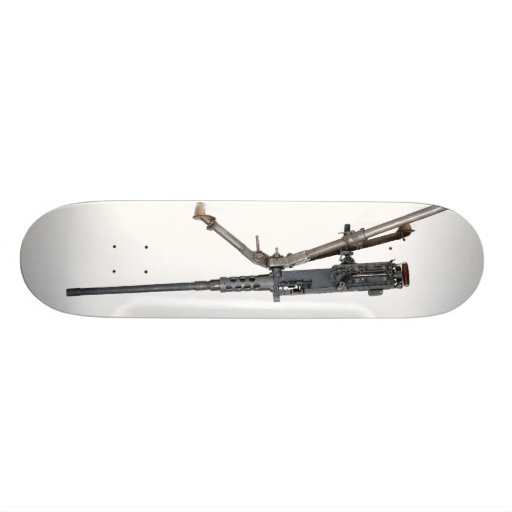 heavy machine gun skateboard Zazzle