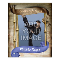 Heavy Martial Arts Blue Belt Portrait One Photo photography