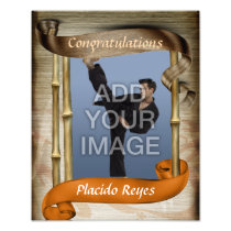 Heavy Martial Arts Orange Belt Portrait One Photo photography