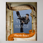 Heavy Martial Arts Orange Belt Portrait One Poster