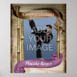 Heavy Martial Arts Purple Belt Portrait One Poster