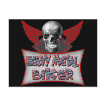 Heavy Metal Biker T shirts Gifts postcards