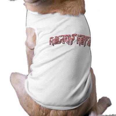 Heavy Metal pet clothing