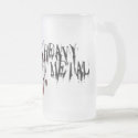 Heavy Metal Frosted Mug by PauloRodrigues Heavy Metal Frosted Mug