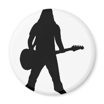 heavy metal guitar player magnets by TomaniacLines heavy metal guitar player magnets