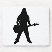 heavy metal guitar player mousepads by TomaniacLines heavy metal guitar player mousepads