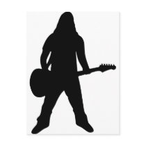 heavy metal guitar player postcards by TomaniacLines heavy metal guitar player postcards