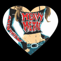 Heavy Metal Love Sticker stickers