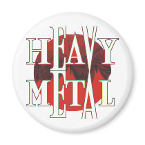 Heavy Metal magnets by naranjay Heavy Metal magnets