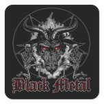 Heavy Metal Music Black Metal Baphomet  Sticker