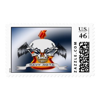 Heavy Metal Postage stamp
