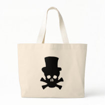 Heavy Metal Skull with Top hat bags