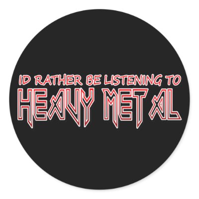 Heavy Metal stickers