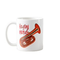 Heavy Metal Tuba mugs by MarchingBand Heavy Metal Tuba mugs
