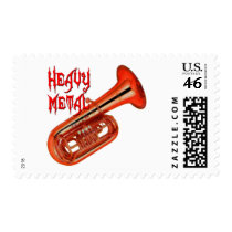 Heavy Metal Tuba Stamp