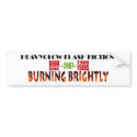 HeavyGlow Bumper Sticker (Book One) bumper stickers by heavyglowfiction HeavyGlow Bumper Sticker (Book One) bumper stickers