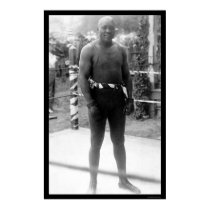 Heavyweight Boxing Champion Jack Johnson 1912 posters