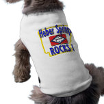 Heber Springs Rocks ! (blue) Dog Tee Shirt