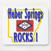 Heber Springs Rocks ! (blue) mousepads