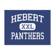 Hebert - Panthers - High School - Beaumont Texas Post Card