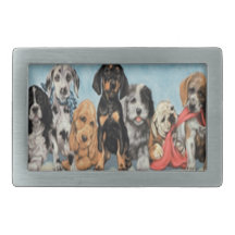 Hebilla del cinturón de los perros hebilla cinturon rectangular