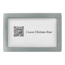Hebilla del cinturón del código de QR Hebilla De Cinturón Rectangular