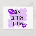 Hebrew - אני אוהב אותך - I Love you - From Male