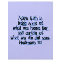 Hebrews 11:1 flyers by BiblicalTShirts Hebrews 11:1 flyers