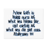 Hebrews 11:1 postcards