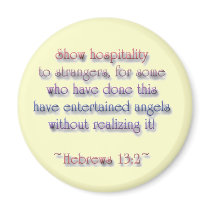 Hebrews 13:2 magnets
