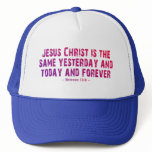 Hebrews 13:8 hats