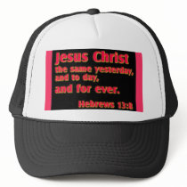 HEBREWS 13:8 HAT by rosebudfurr HEBREWS 13:8 HAT