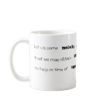 Hebrews 4:16 mugs