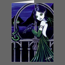 Hecate Goddes Underworld Fairy Card by mykajelina Hecate Goddes Underworld Fairy Card