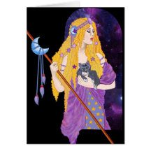 Hecate's Cat Card