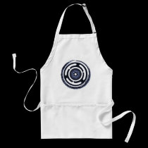 Hecate's Wheel (Blue) Aprons aprons