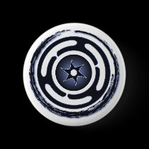 Hecate's Wheel (Blue) Buttons buttons