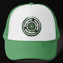Hecate's Wheel (Blue) Caps hats