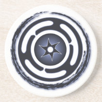 Hecate's Wheel (Blue) Coaster coasters