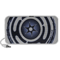 Hecate's Wheel (Blue) Doodle Speaker speakers