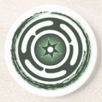 Hecate's Wheel (Green) Coaster coasters