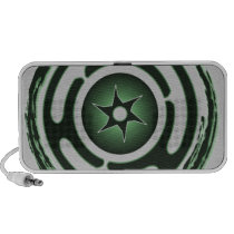 Hecate's Wheel (Green) Doodle Speaker speakers