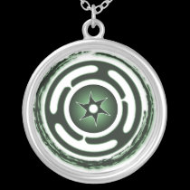 Hecate's Wheel (Green) Necklace necklaces