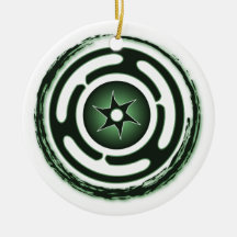 Hecate's Wheel (Green) Ornaments