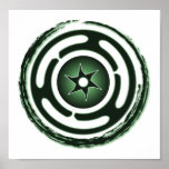 Hecate's Wheel (Green) Print