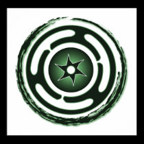 Hecate's Wheel (Green) Print