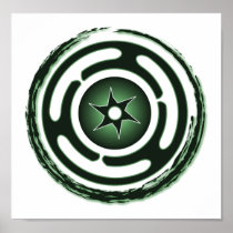 Hecate's Wheel (Green) Print