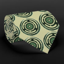 Hecate's Wheel (Green) Tie ties